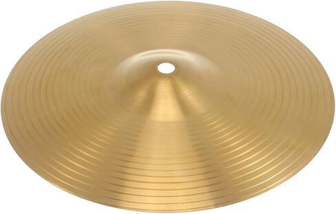 Toddmomy 6-inch Brass Crash Cymbal for Drum Kit Metal Drum Cymbal Accessory Practice Crash Suitable for Jazz and Beginner Drummers in Kuwait