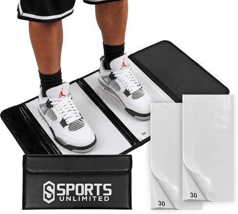 Sports Unlimited Portable Basketball Sticky Mat for Shoes, Shoe Grip Mat, Basketball Shoe Sticky Pad, Court Grip Pad, Traction Mat for Court Sports in Kuwait