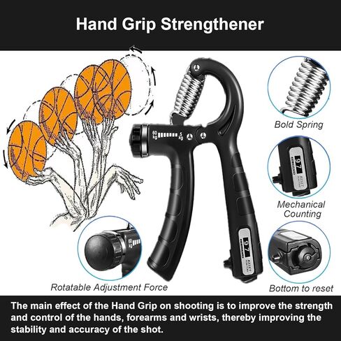 Basketball Training Equipment, Agility Footwork Training Mat, Dribble Trainer, Basketball Practice Aids with Training Mat, Agility ladder, Grip Strengthener, Resistance Bands in Kuwait