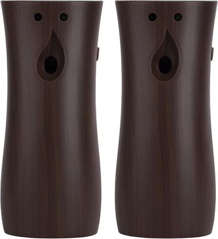 Automatic Air Freshener Spray Dispenser 2-Pack, Wall Mounted or Freestanding,Multiple Time Settings,Commercial and Home Use in Bathrooms, Offices, Living Rooms and Commercial Places (Black, 1121) in Kuwait