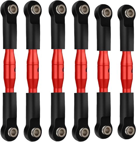 قضيب ربط وصلات ربط شدادات الشب لـ Arrma 1/10 Bigrock V3 1/8 Typhon 3S BLX & 550 Mega Series ترقية جزء أسود in Kuwait