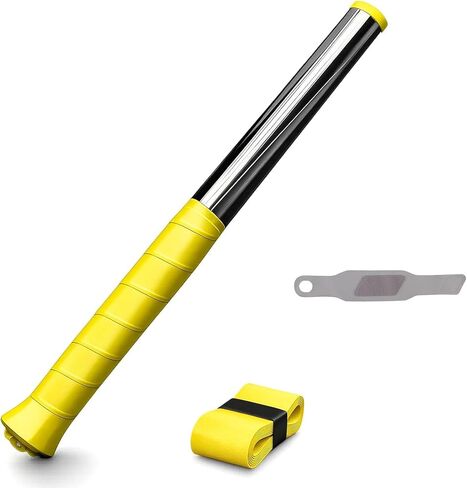 Upgraded Adjustable Intensity Badminton Swing Trainer, Wrist Power & Smash Technique Builder with Audible Magnetic Feedback, with Free Wrist Support, Ergonomic Grip for Training in Kuwait