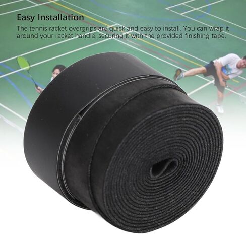 KOGOROUCOS 25PCS Tennis Racket Grip Tape Comfortable and Slip for Tennis, Badminton, Squash, Fishing Premium PU Material in Kuwait