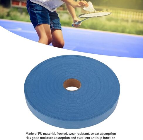 Racket Grip Tape, 45M Long PU Badminton Tennis Overgrip with Sweat Absorption Anti Slip, for Tennis Badminton Squash Rackets Fishing Rod Handles in Kuwait