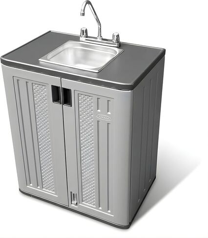 Portable Sink – Single Basin Portable Handwashing Station with Cold Water | Portable Sink for Washing Hand – Portable Hand Washing for Food Truck, Concession Stands or Commercial Use in Saudi Arabia