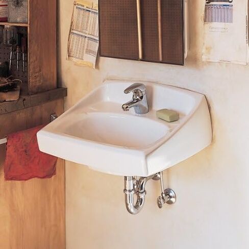 American Standard 0356041.020 Lucerne Wall-Hung Sink, White in Kuwait