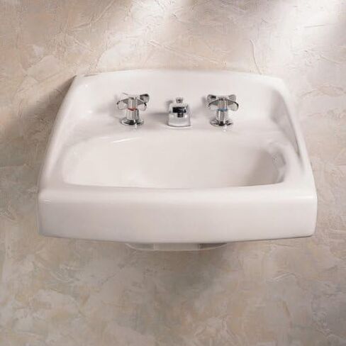 American Standard 0356041.020 Lucerne Wall-Hung Sink, White in Kuwait