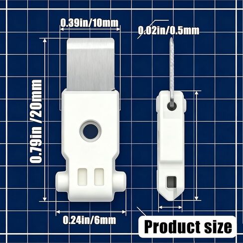 Filament Cutter Blades Compatible with Bambu Lab A1 A1 Mini P1P P1S X1 X1C X1E AMS Retraction Replacement Extruder Filament Cutter 3D Printer Nozzle Maintenance, 10PCS in Kuwait