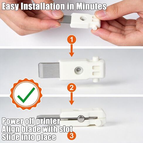Filament Cutter Blades Compatible with Bambu Lab A1 A1 Mini P1P P1S X1 X1C X1E AMS Retraction Replacement Extruder Filament Cutter 3D Printer Nozzle Maintenance, 10PCS in Kuwait