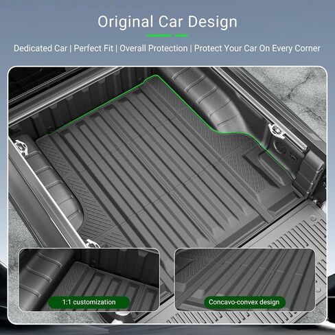 5.82FT Bed Mat Floor Mat Compatible with 2019-2025 Chevy Silverado Crew Cab Truck Bed Liner Tailgate Mat Replacement for 2019-2025 Chevy Silverado Accessories in Saudi Arabia