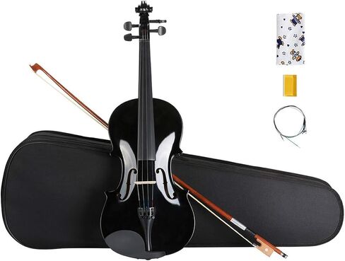 Handmade Student Original Violin in Bright Black (Full) in Saudi Arabia