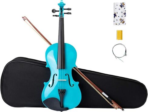Handmade Student Original Violin in Bright Blue in Saudi Arabia