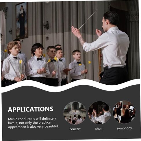 Vaguelly Concert Music Conducting Pear Wood Handle Elegant and Comfortable for Orchestra and Band in Kuwait