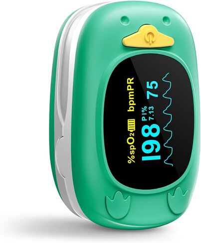 HOLFENRY JKS50A Pulse Oximeter-Oxygen Monitor Fingertip Pulse Oximeter Fingertip, Large Display, Included with AAA Battery in Kuwait
