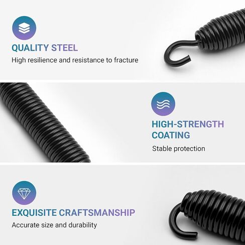 5022847SM Extension Swivel End Spring for Ferris Simplicity Snapper | Replaces 5600602 5600747 5901535 ZT2561F, Mower Deck Tension Spring Part, Zero-Turn Lawn Tractor, 1-Pack in Kuwait