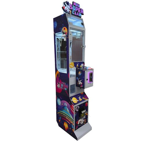 Mini Claw Machine - Coin & Bill Operated Vending Unit - Arcade Style Prize Dispenser for Events,Stores or Game Rooms - Space Theme in Kuwait