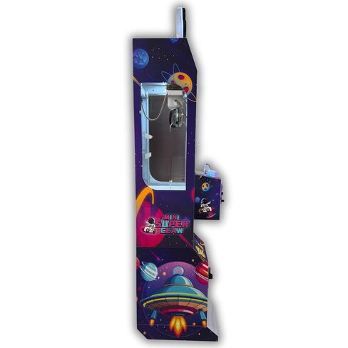 Mini Claw Machine - Coin & Bill Operated Vending Unit - Arcade Style Prize Dispenser for Events,Stores or Game Rooms - Space Theme in Kuwait