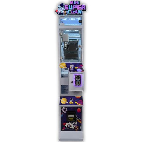 Mini Claw Machine - Coin & Bill Operated Vending Unit - Arcade Style Prize Dispenser for Events,Stores or Game Rooms - Space Theme in Kuwait