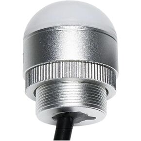 30mm Tri‑Color LED Warning Light 12V24V Waterproof Signal Indicator Lamp for Machine Tool Equipment Industrial Machiner(12V Black Flashing) in Kuwait