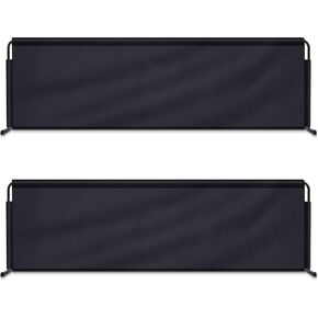 2 Pcs 92" x 27.5" Table Tennis Baffle Barrier Table Tennis Field Fence 420d Oxford Cloth Court Surround Barrier Block for Quicker and Easier Pick Up in Saudi Arabia