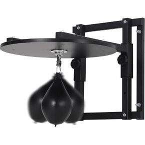 Garvee 24 Inch Adjustable Speed Bag Platform Kit with 360° Swivel, Wall Mount Boxing Punching Bag Stand, Includes Speedbag and Air Pump in Kuwait