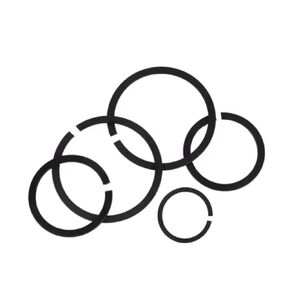2-20Pcs 304 Stainless Steel Shim Retaining Rings Wire Circlip Clip C-Clip M30 -M250 Washers Hardware(M230-2pcs) in Kuwait