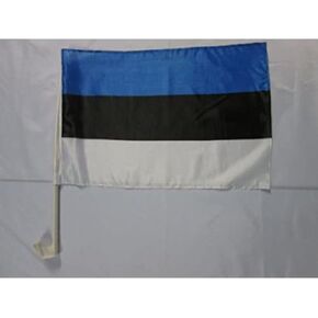 Iraq Car Flag 18'' x 12'' - Iraqi Car flags 30 x 45cm - Banner 18x12 INCHES PLASTIC STICK - AZ FLAG in Kuwait