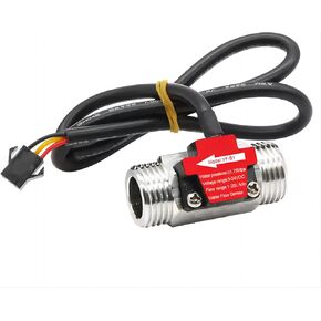 1/2inch Stainless Steel Water Flow Sensor Flowmeter 1.75MPa DC3.5~24V NPN Hall Turbine Flow Switch Sensor in Saudi Arabia