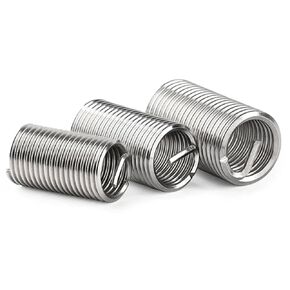 2pcs M20*1.5/2 * 1D~3D 304 Stainless Steel Wire Thread Insert Sleeve Bushing Screw Coil Repair Nut - Industrial Fasteners(M20x1.5x3D) in Kuwait
