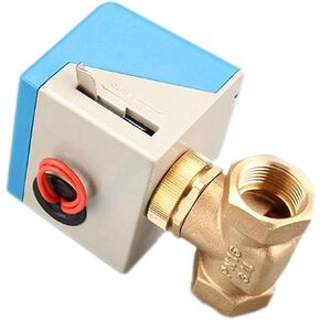 1/2 3/4 1 Inch Motorized Electric Brass Globe Valves 2 Wire AC220V Two Way Stop Shut-off Valve 1Pcs(1/2",220VAC) in Saudi Arabia