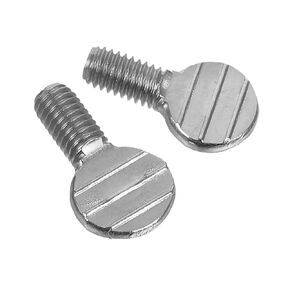 2 PCS Thumb Screws Stainless Steel BBQ Rotisserie Replacement Parts Knurled Rotisserie Bolts for Grilling Fork 0.75x0.43x0.2in Replacement Screws for Electric Oven Turkey Forks Air Fryer Gri in Kuwait