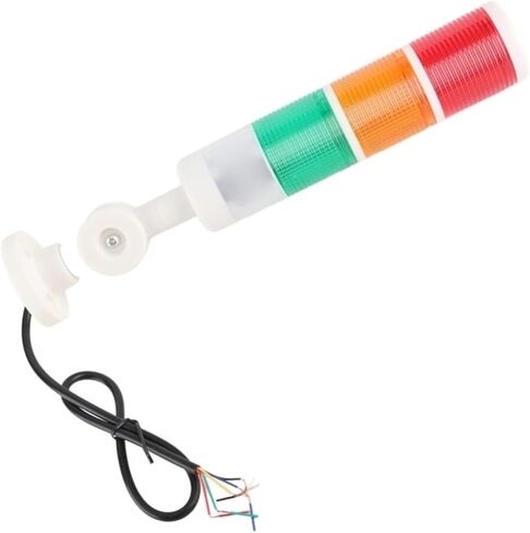LED Signal Tower Light 3 Tier Red Yellow Green IP54 Foldable Industrial Warning Lamp with Buzzer DC24V in Saudi Arabia