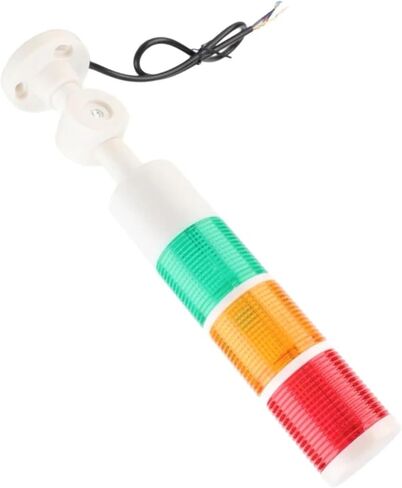 LED Signal Tower Light 3 Tier Red Yellow Green IP54 Foldable Industrial Warning Lamp with Buzzer DC24V in Saudi Arabia