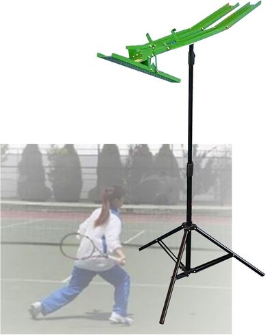 Tennis Ball Machine for Practice, Adjustable Height for Beginners, Compatible W/Standard Pickleballs,Balls Not Included,Versatile Long-Term Use (Can Hold 20) in Kuwait