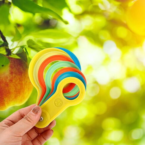 SEWACC 2 Sets Fruit Measuring Circles and Diameter Gauge Rings for Accurate Fruit Size Grading and Sorting, Vegetable Radius Measuring Tool for Pears and Harvest Picking in Kuwait