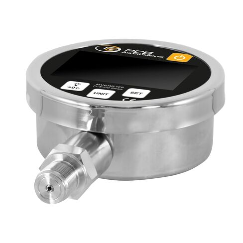 جهاز قياس الضغط الرقمي PCE-PG 25 من PCE Instruments للتطبيقات الهوائية والهيدروليكية، يقيس ±1000 بار بدقة 0.5%، ويتضمن شاشة بإضاءة خلفية، والحد الأدنى/الحد الأقصى، وعقد البيانات in Kuwait