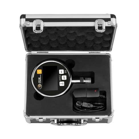 جهاز قياس الضغط الرقمي PCE-PG 25 من PCE Instruments للتطبيقات الهوائية والهيدروليكية، يقيس ±1000 بار بدقة 0.5%، ويتضمن شاشة بإضاءة خلفية، والحد الأدنى/الحد الأقصى، وعقد البيانات in Kuwait