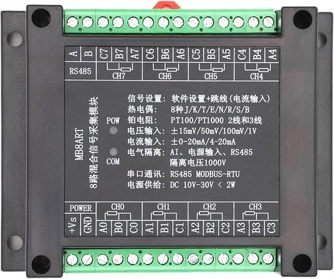 PT100 PT1000 8-Channel Resistance Temperature Acquisition Module RS485 in Kuwait
