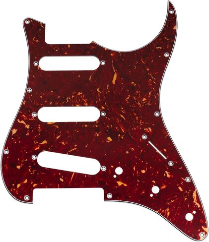 Musiclily Pro 10 فتحات ST جيتار Pickguard لـ Tagima TG-530 Strat Style SSS جيتار كهربائي، 4رقائق سلحفاة شل in Kuwait