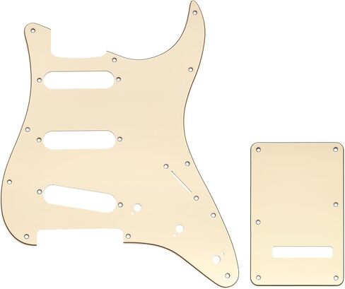 مجموعة جيتار من Musiclily Pro مكونة من 11 فتحة ST ولوحة خلفية للجيتار الكهربائي Squier Sonic Strat SSS، 3 طبقات باللون الأسود in Kuwait