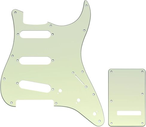 مجموعة جيتار من Musiclily Pro مكونة من 11 فتحة ST ولوحة خلفية للجيتار الكهربائي Squier Sonic Strat SSS، 3 طبقات باللون الأسود in Kuwait