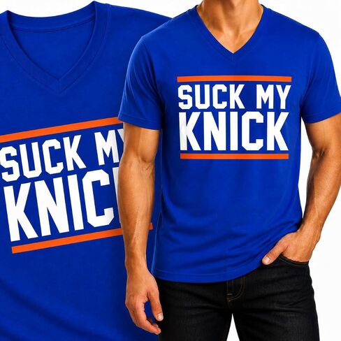 تي شيرت Suck My Knick Funny New York Basketball Fan، تي شيرت برسومات Vintage NYC Hoops للرجال in Kuwait