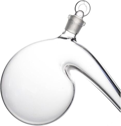 500ml Lab Distilling Flasks Retort with Ground Glass Stopper Borosilicate 3.3 Glass Heat Resistant Distillation Lab Distilling Flasks- Pack of 1 (Size : 500mL) in Kuwait