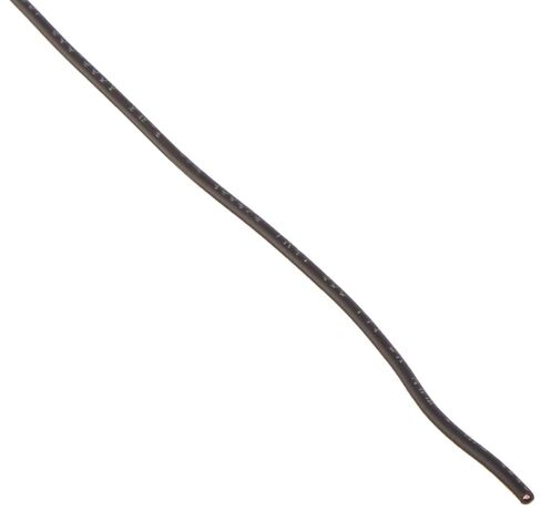 سلك توصيل صلب بمقياس 18 AWG، طول 250 قدم، أسود، قطر 0.0403 بوصة، UL1007، 300 فولت in Kuwait