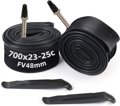 LOTFancy 700x23C/25C أنابيب الدراجات ، 2 PCS 700X25C 700X23C 23-622 25-622 أنابيب الدراجات على الطريق ، FV42 FV60 FV80 Presta Valve in Kuwait