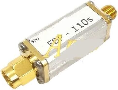 مرشح منشار تمرير النطاق المحوري RF 110 ميجا هرتز، عرض النطاق الترددي 2 ميجا هرتز، واجهة SMA in Kuwait