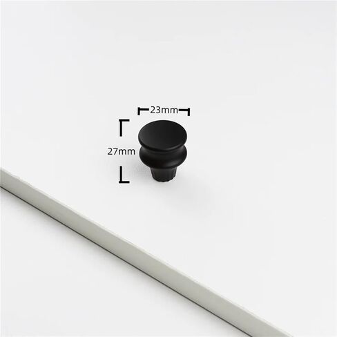 Cabinet Pulls Handle Drawers Wine Cabinets Wardrobes Furniture Handles 1Pcs(Black -Round) in Kuwait