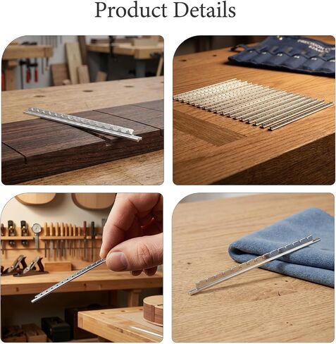 UPKOCH 38pcs Guitar Fret Wire Replacement for Electric Guitar and Bass Fingerboard, Cupronickel Trapezoidal Frets with Precise Intonation and Sturdy Design for Luthier Supplies and Gigs in Kuwait