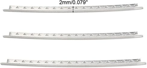 20pcs 2.0mm Guitar Fret Wire Set – Chrome Copper Fretwire for Classical & Folk Guitars, High-Strength Fretboard Replacement Accessory‌ in Kuwait