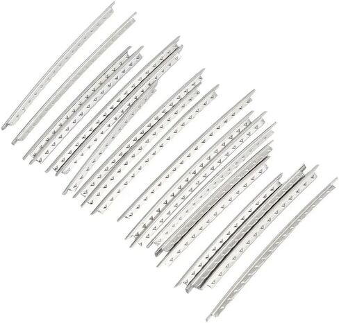 20pcs 2.0mm Guitar Fret Wire Set – Chrome Copper Fretwire for Classical & Folk Guitars, High-Strength Fretboard Replacement Accessory‌ in Kuwait